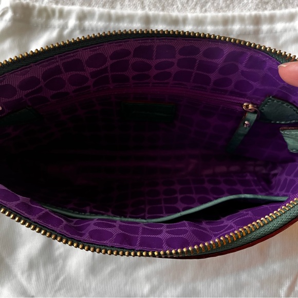 BNWOT KATE SPADE PATENT LEATHER “CROCODILE” EMBOSSED SHOULDER BAG - Picture 9 of 11